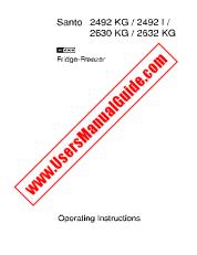 View Santo 2630-1 KG pdf Instruction Manual - Product Number Code:621672034