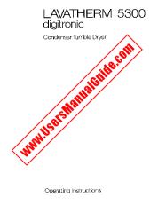 Ver Lavatherm 5300 Elec w pdf Manual de instrucciones - Código de número de producto: 916014027