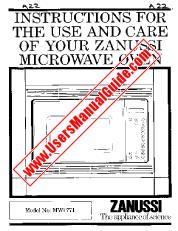Ver MWi771 pdf Manual de instrucciones