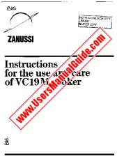 Visualizza VC19M pdf Manuale di istruzioni