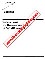 View VC40 pdf Instruction Manual - Product Number Code:948710005