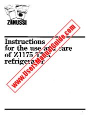 Ver Z1175TPR pdf Manual de instrucciones