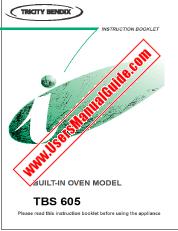 Voir TBS605X pdf Mode d'emploi - Nombre Code produit: 949710933