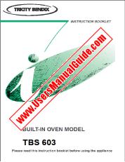 View TBS603WH pdf Instruction Manual - Product Number Code:949710931