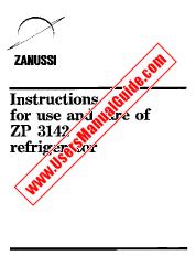 Ver ZP3142 pdf Manual de instrucciones