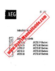 View Arctis 501 Elec pdf Instruction Manual - Product Number Code:625004500