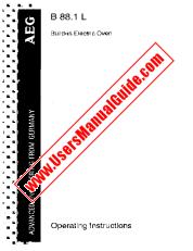 Vezi B88.1 L pdf Manual de utilizare - Numar Cod produs: 611563953