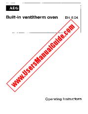 Ver BH8.04 pdf Manual de instrucciones - Código de número de producto: 611572947