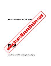 Vezi DK 60 VI pdf Manual de utilizare - Număr produs Cod: 610407002