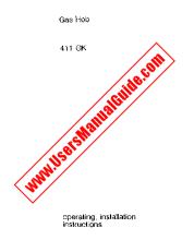 Vezi 411 GK W pdf Manual de utilizare - Numar Cod produs: 611795912
