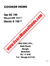 Vezi KM731 T s pdf Manual de utilizare - Numar Cod produs: 611793985