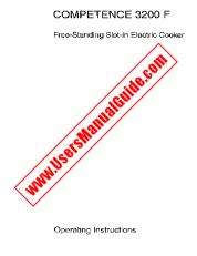 Ver Competence 3200 F W pdf Manual de instrucciones - Código de número de producto: 611251820