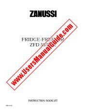 Ver ZFD50/33R pdf Manual de instrucciones - Código de número de producto: 925521600