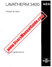 Vezi Lavatherm 3400 Electronic w pdf Manual de utilizare - Numar Cod produs: 607627331