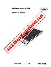 Ver 230GR-M pdf Manual de instrucciones - Código de número de producto: 949600664