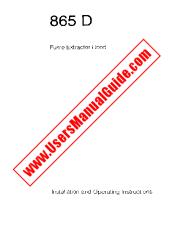 Vezi 865D m pdf Manual de utilizare - Numar Cod produs: 610412001