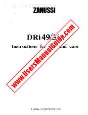 Ansicht DRi49/3A pdf Bedienungsanleitung - Artikelnummer: 928460508