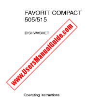 Vezi Favorit Compact 515 I pdf Manual de utilizare - Numar Cod produs: 606513103