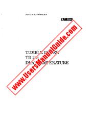 Ver TD245 pdf Manual de instrucciones - Código de número de producto: 916820004