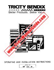 Voir BF411W pdf Mode d'emploi - Nombre Code produit: 928461105