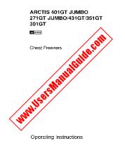 View Arctis 270GT J pdf Instruction Manual - Product Number Code:625002544