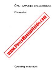 Ver Favorit 875 W Electronic pdf Manual de instrucciones - Código de número de producto: 606281360