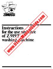 Ver Z919T pdf Manual de instrucciones