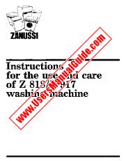 Ver Z818 pdf Manual de instrucciones