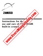 Vezi VCH2004RW pdf Manual de utilizare