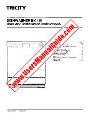 Ver BK110B pdf Manual de instrucciones
