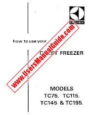Ver TC75 pdf Manual de instrucciones