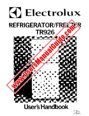 Ver TR926AL pdf Manual de instrucciones - Código de número de producto: 924627001