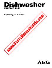 Ver Favorit 435 I pdf Manual de instrucciones - Código de número de producto: 606383129