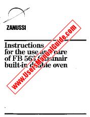 Ver FB563 pdf Manual de instrucciones