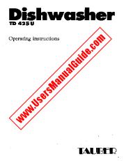 Voir TD425 U SB pdf Mode d'emploi - Nombre Code produit: 606490700