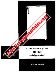Ver RF78 pdf Manual de instrucciones
