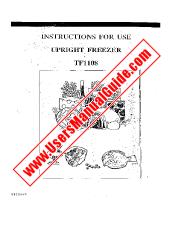 Visualizza TF1108 pdf Manuale di istruzioni - Codice prodotto:922476421