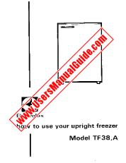 Ver TF38 pdf Manual de instrucciones