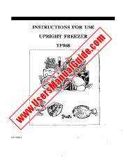 Ver TF968A pdf Manual de instrucciones - Código de número de producto: 922597110