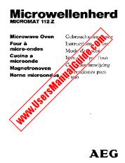 Ver Micromat 112 Z w pdf Manual de instrucciones - Código de número de producto: 611841918