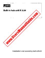 Ver K6.84 pdf Manual de instrucciones - Código de número de producto: 611529960