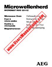Voir Micromat DUO 3214 pdf Mode d'emploi - Nombre Code produit: 611890600