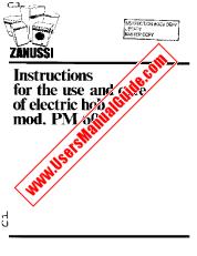 Ver PM60 pdf Manual de instrucciones