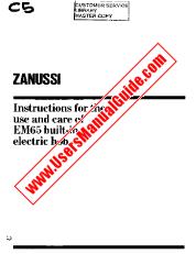 Ver EM65SS pdf Manual de instrucciones
