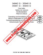 Ver 34942G-M pdf Manual de instrucciones - Código de número de producto: 949750212
