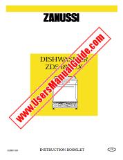 View ZDS699EX pdf Instruction Manual - Product Number Code:911896024