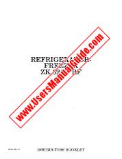 Ver ZK62/23RF pdf Manual de instrucciones - Código de número de producto: 925751614