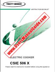 Ver CSiE506X pdf Manual de instrucciones - Código de número de producto: 947730161