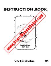 View TDV850W pdf Instruction Manual - Product Number Code:949000600