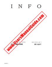Vezi ER1625T pdf Manual de utilizare - Numar Cod produs: 923619236